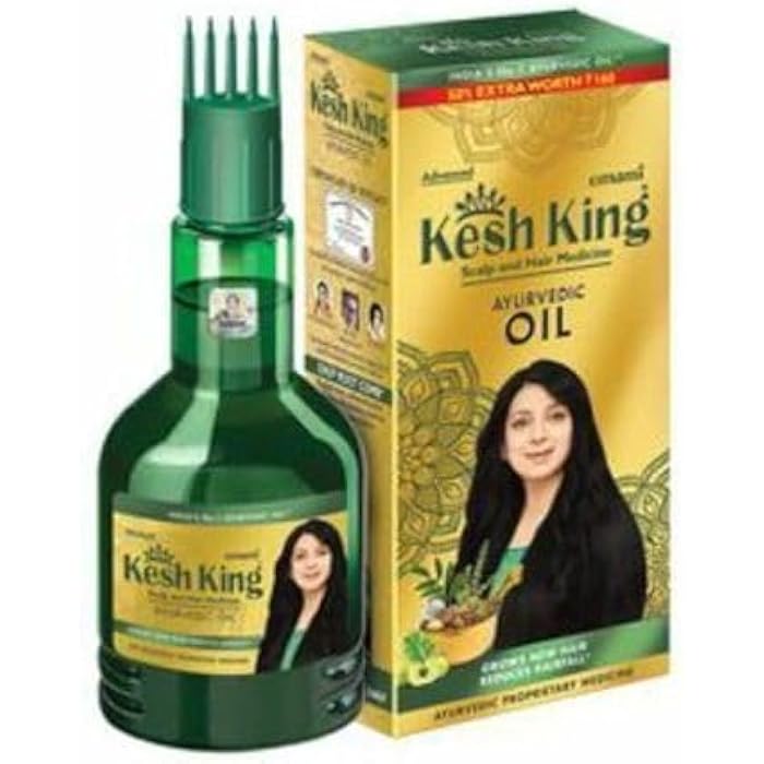 Ayurvedic Medicinal Hair Oil (100ml) - Clinically Proven Hair Fall Reduction & Hair Growth | 21 Herbs including Bhringraj & Amla | With Deep Root Comb Applicator - Image 2